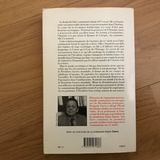 Furet, François - Le passé d’une illusion, essai sur l’idée communiste au XXe siècle