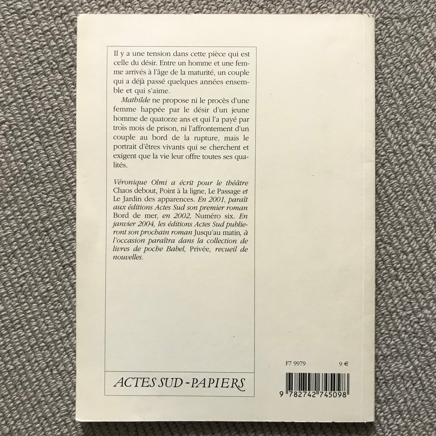 Olmi, Véronique - Mathilde