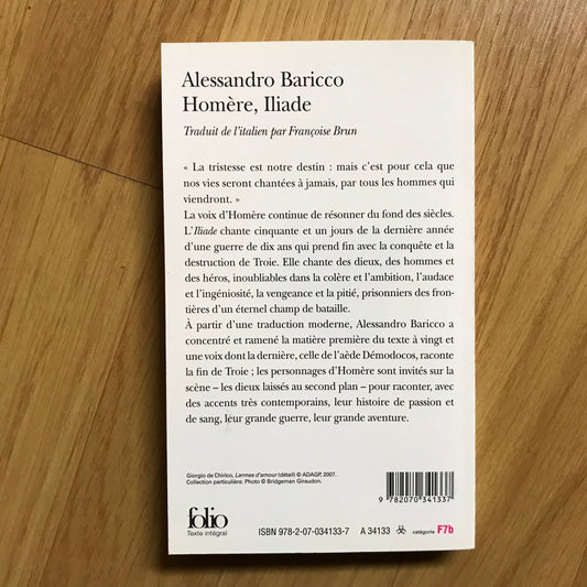 Baricco, Alessandro - Homère, Iliade