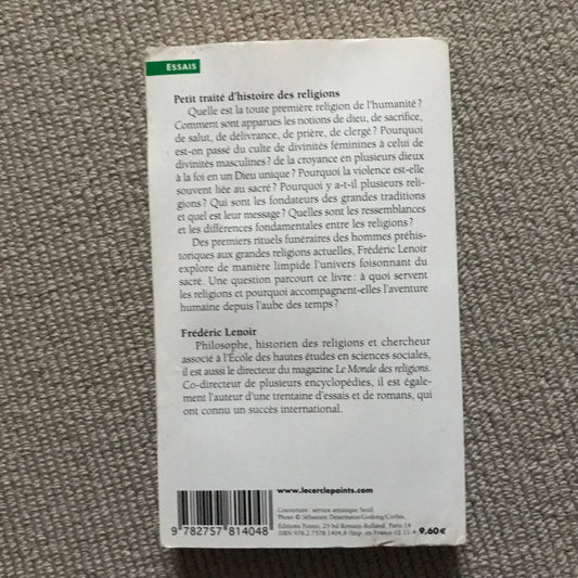 Lenoir, Frédéric - Petit traité d’histoire des religions