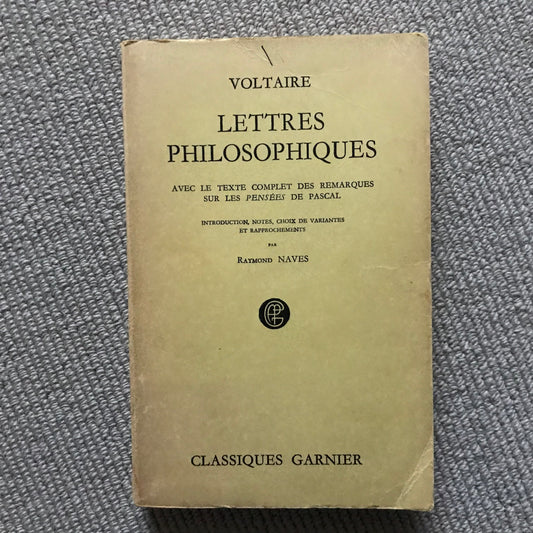 Voltaire - Lettres philosophiques