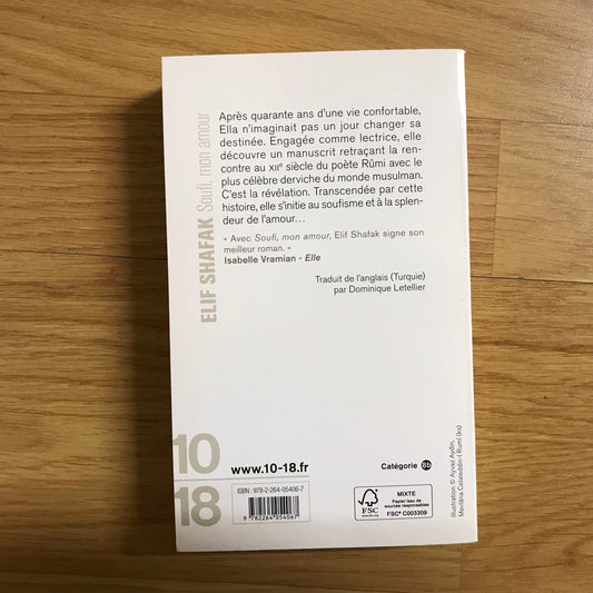 Shafak, Elif - Soufi, mon amour