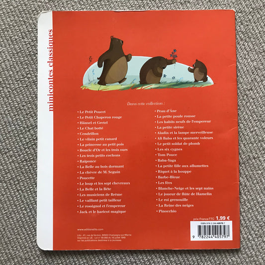 Boucle d’Or et les trois ours - Grimm brothers