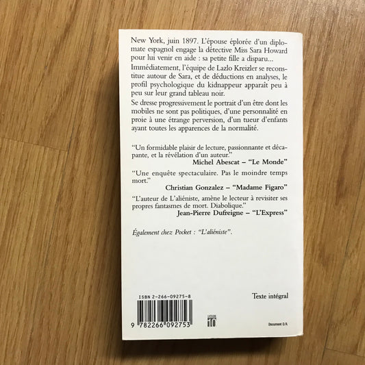 Carr, Caleb - L’ange des ténèbres