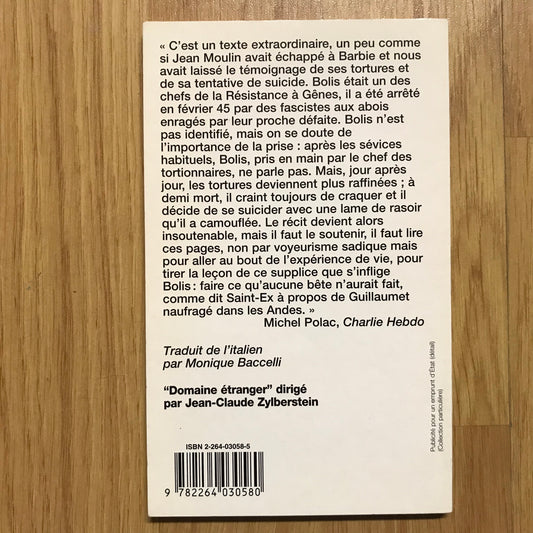 Bolis, Luciano - Mon grain de sable