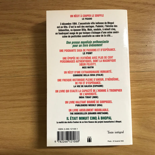 Lapierre, D. et Moro, J. - Il était minuit cinq à Bhopal