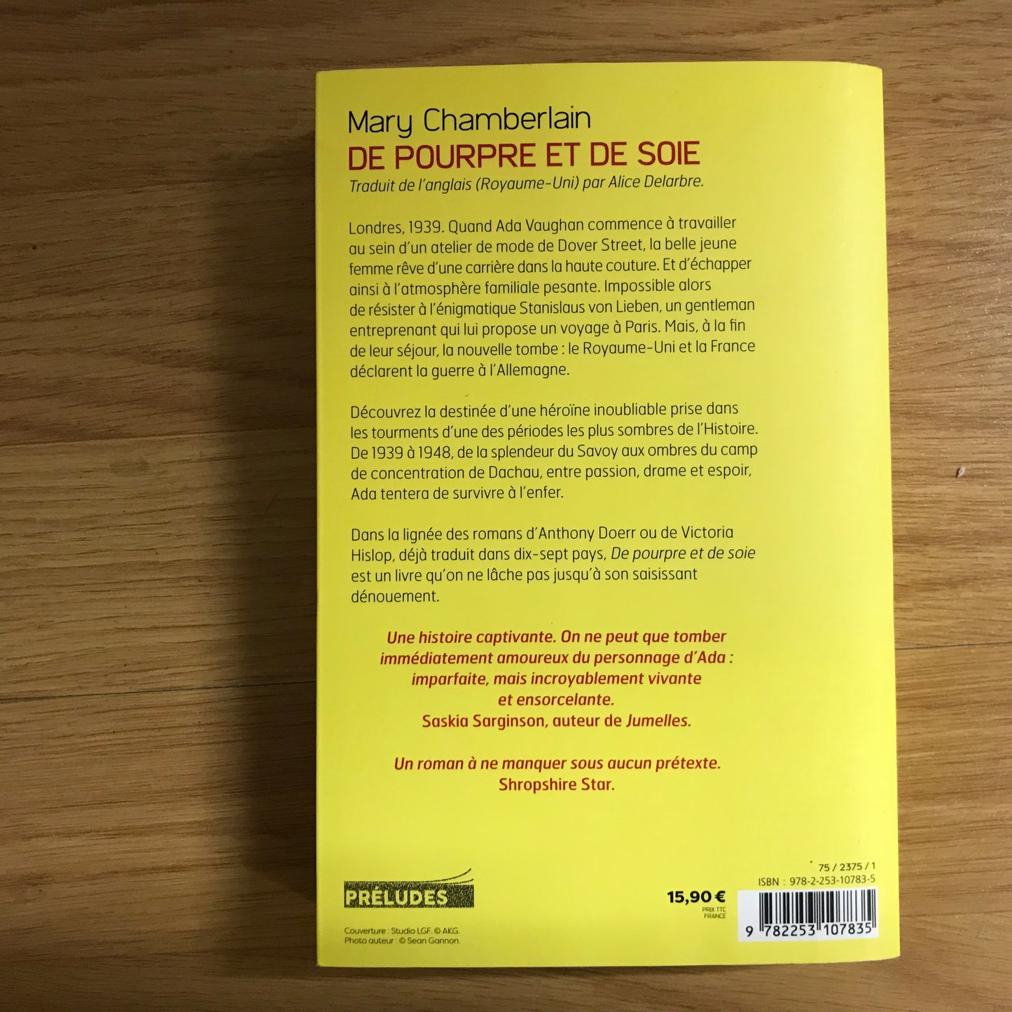 Chamberlain, Mary - De pourpre et de soie