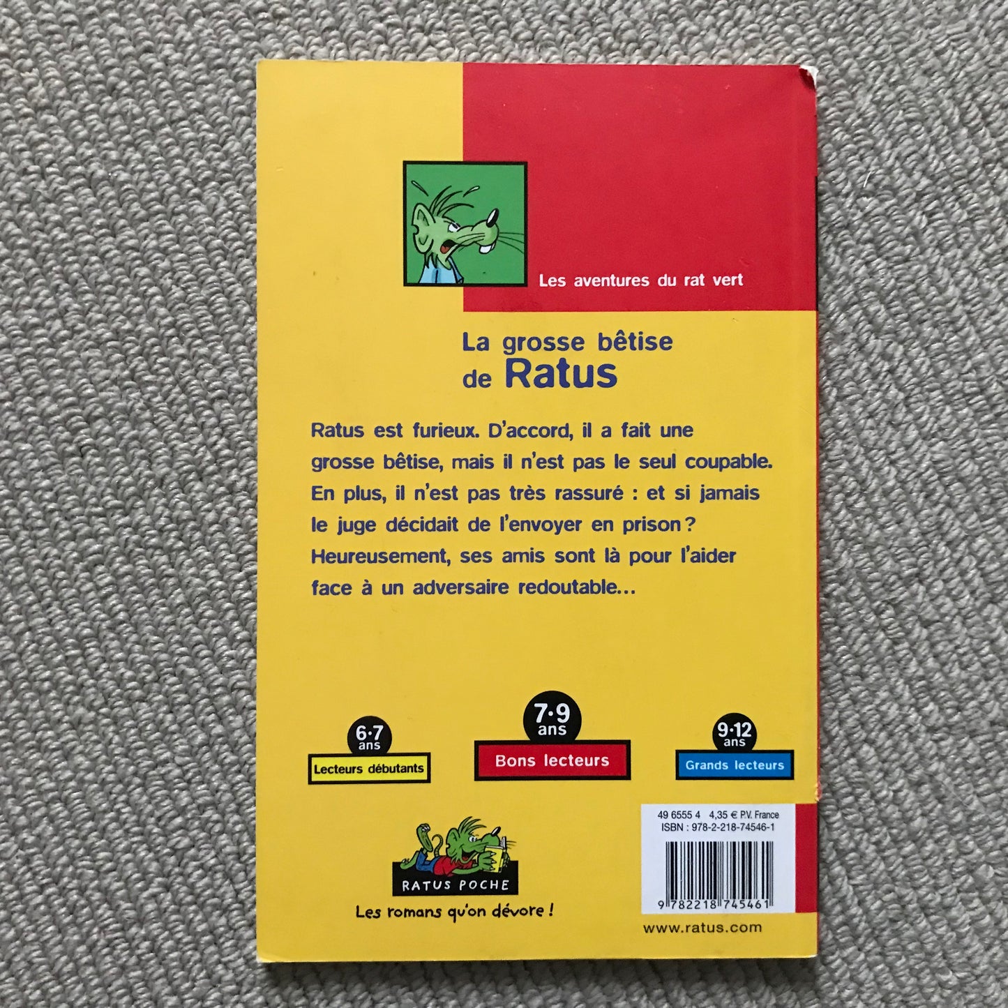 Ratus Poche: La grosse bêtise de Ratus - J. & J. Guion
