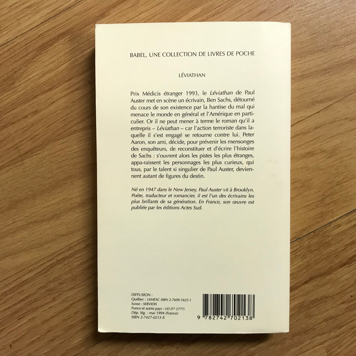 Auster, Paul - Léviathan