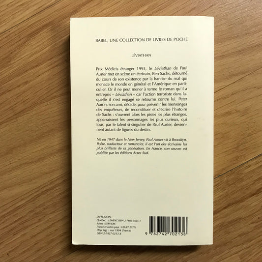 Auster, Paul - Léviathan