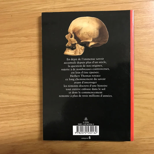 Thomas, Herbert - L’homme avant l’homme, le scénario des origines