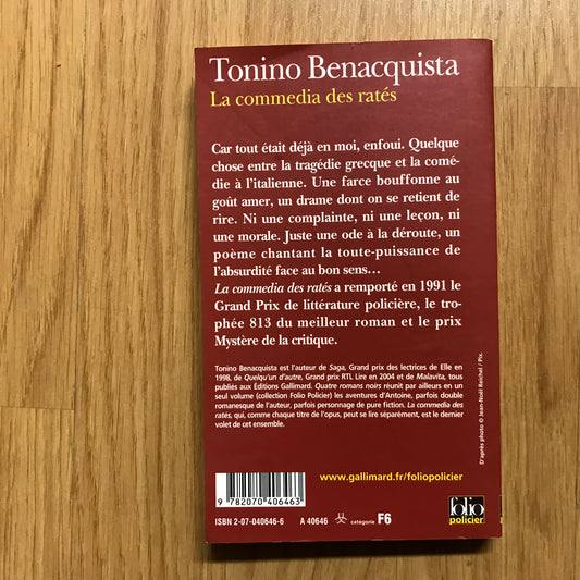Benacquista, Tonino - La commedia des ratés
