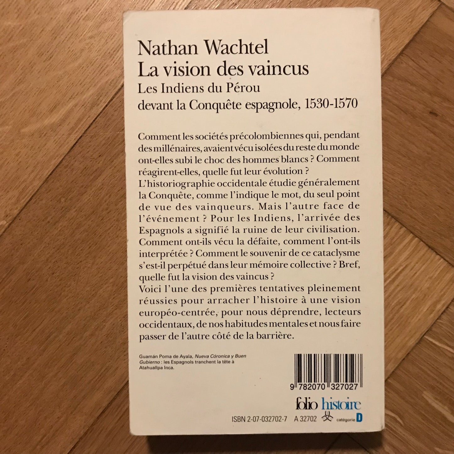 Wachtel, Nathan - La vision des vaincus