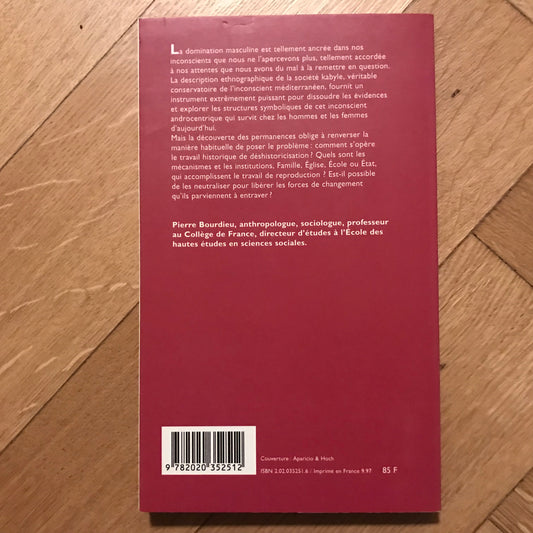 Bourdieu, Pierre - La domination masculine