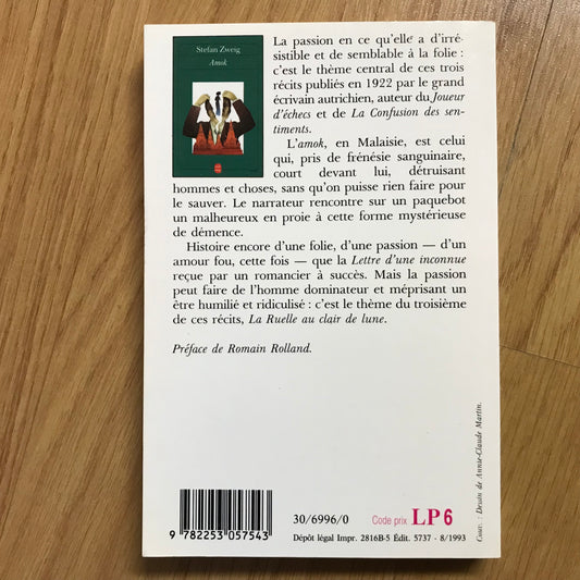 Zweig, Stefan - Amok