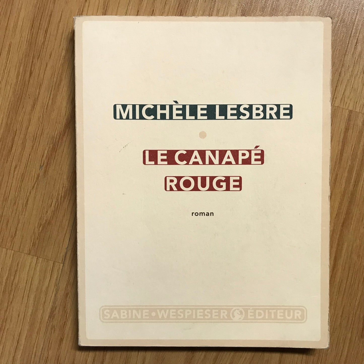 Lesbre, Michèle - Le canapé rouge