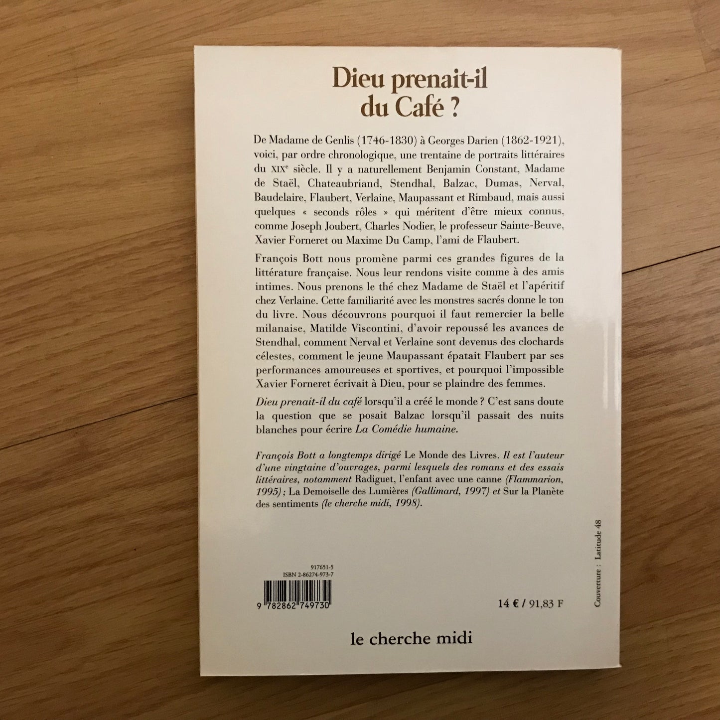 Bott, François - Dieu prenait-il du café ?