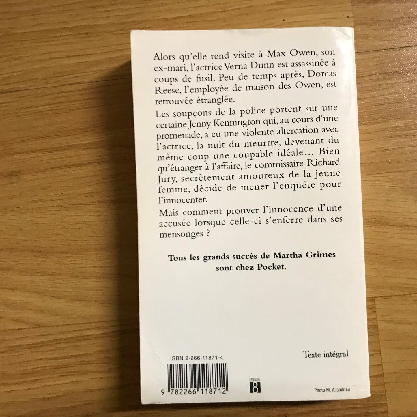 Grimes, Martha - Une haine aveugle