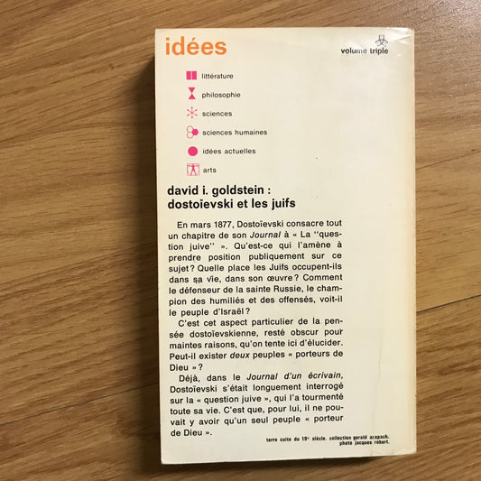 Goldstein, David - DostoĂŻevski et les Juifs