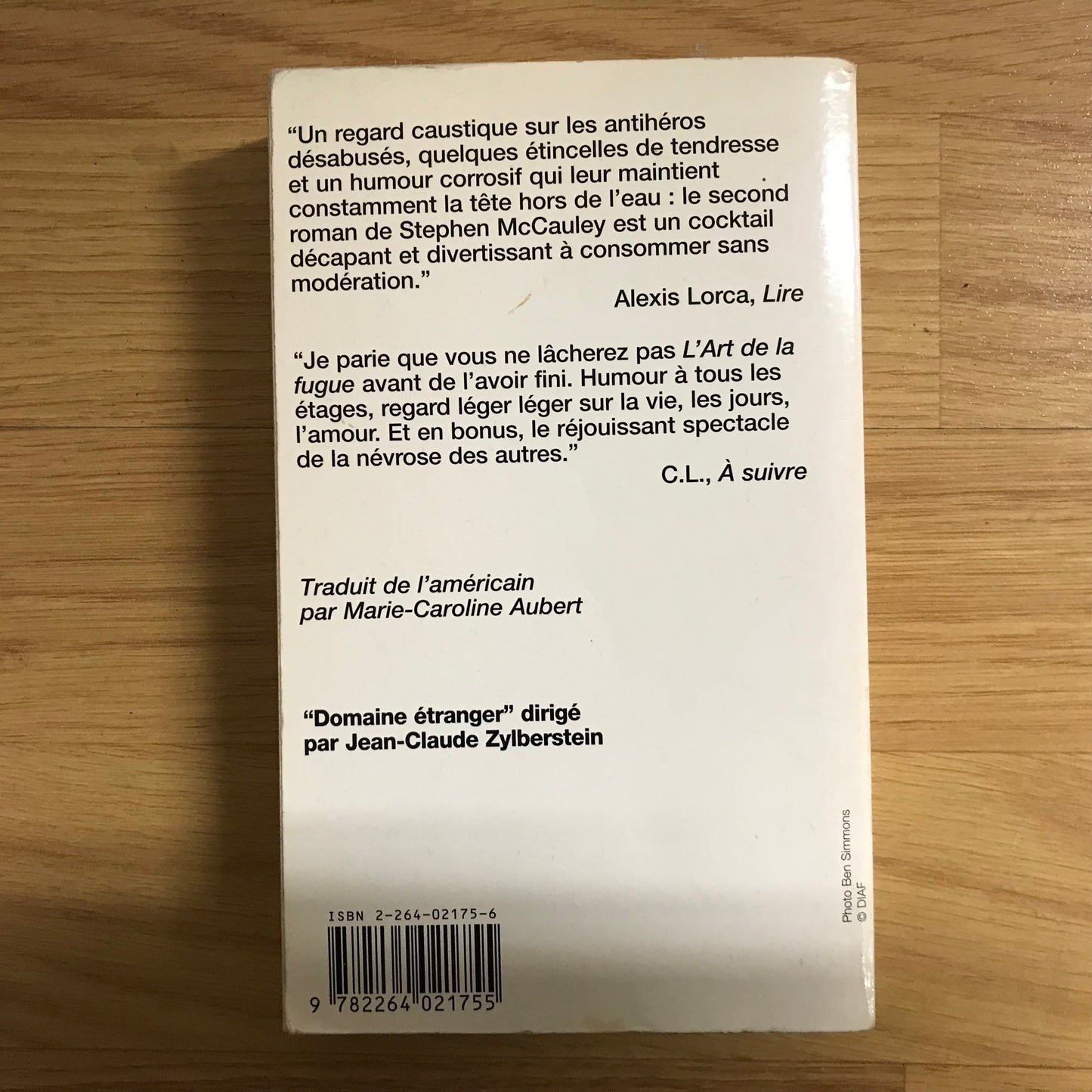 McCauley, Steven - L’art de la fugue