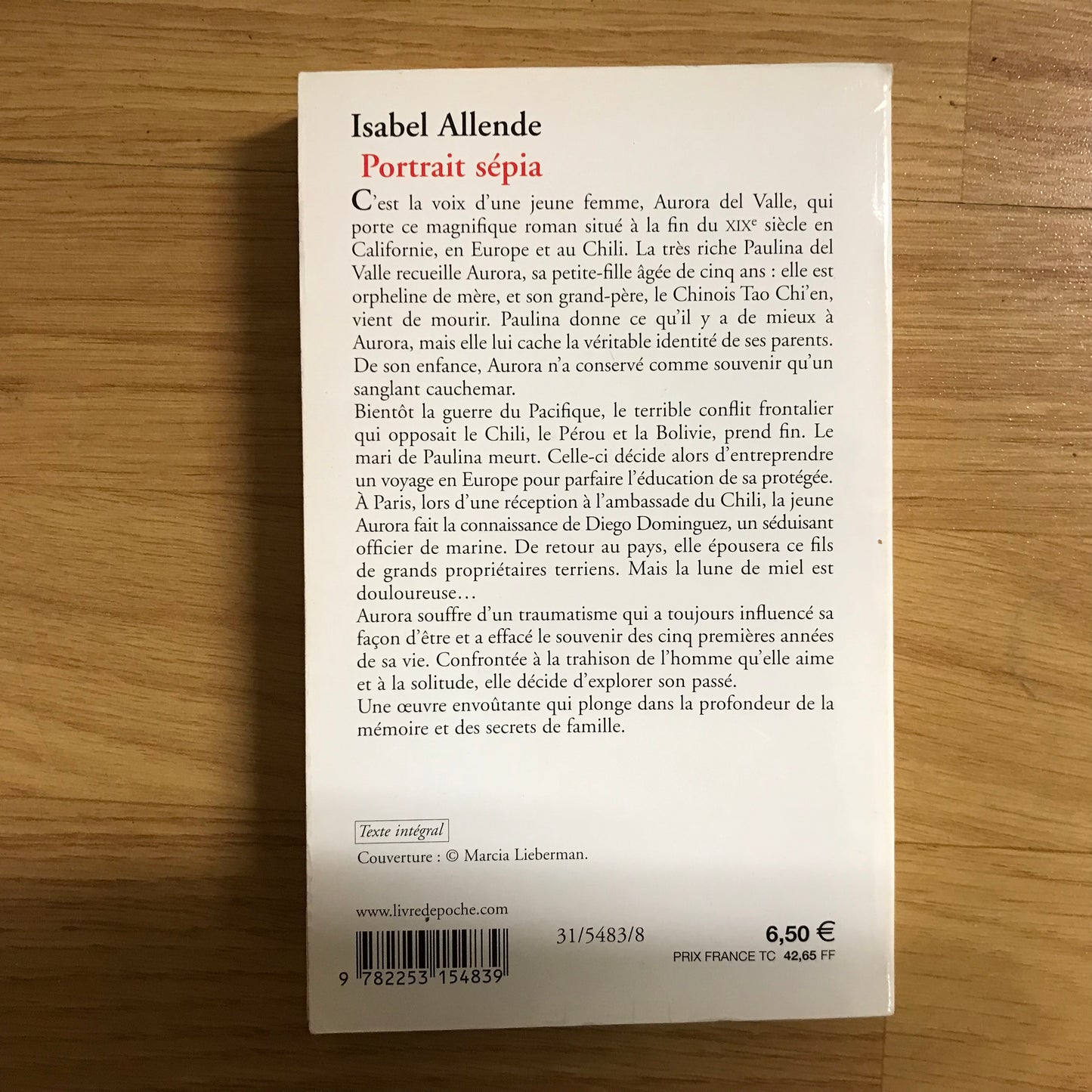 Allende, Isabel - Portrait sépia