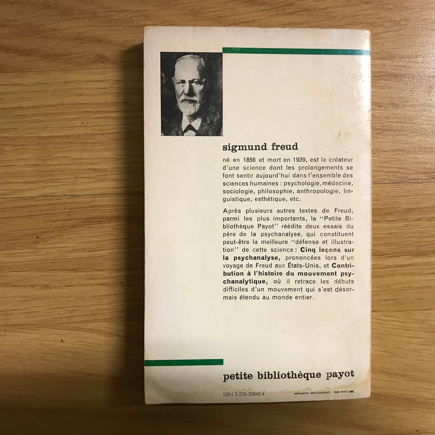 Freud, Sigmund - Cinq leçons sur la psychanalyse