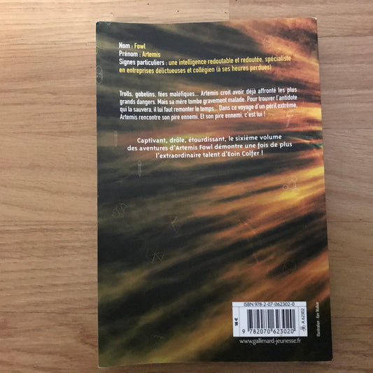 Artemis Fowl 06, Le paradoxe du temps - Eoin Colfer