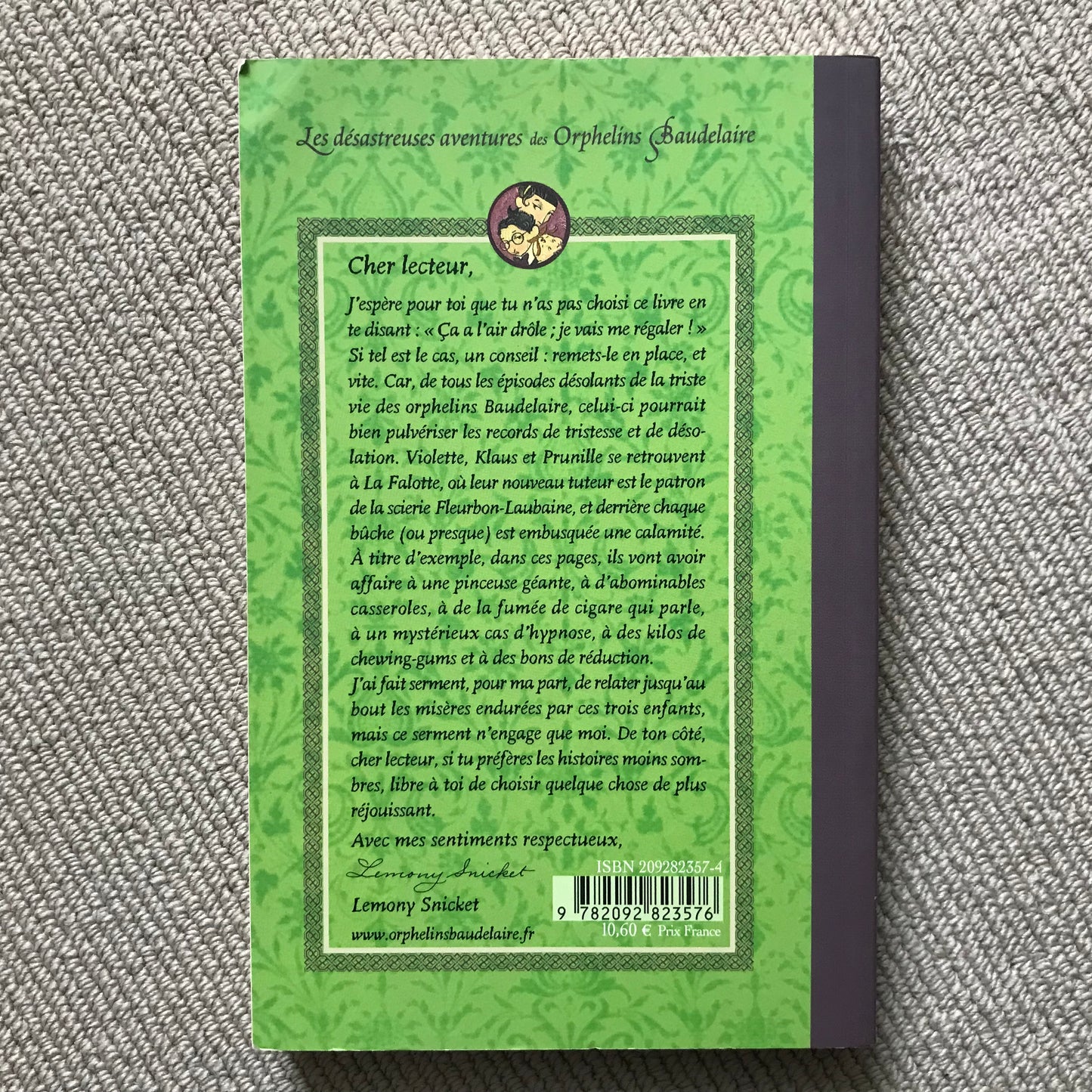 Snicket, L. - Les orphelins de Baudelaire 04, Cauchemar à la scierie