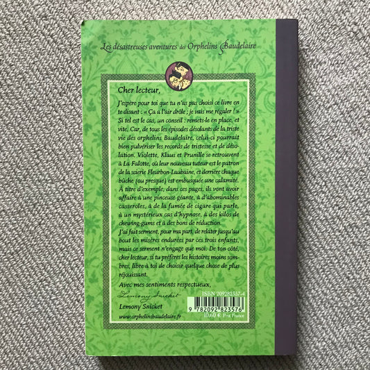Snicket, L. - Les orphelins de Baudelaire 04, Cauchemar à la scierie