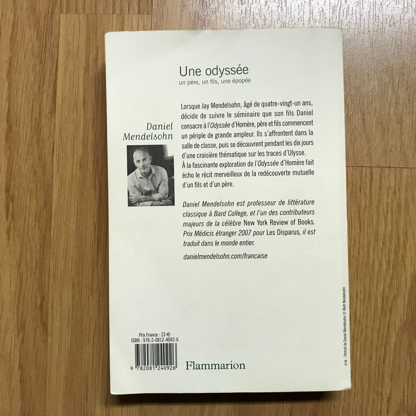 Mendelsohn, Daniel - Une Odyssée. Un père, un fils, une épopée