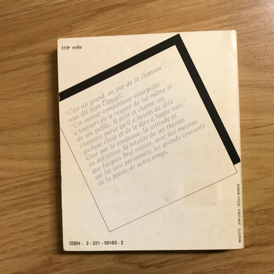 Clouzet, Jean - Jacques Brel