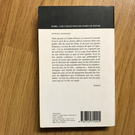 Banks, Russell - De beaux lendemains