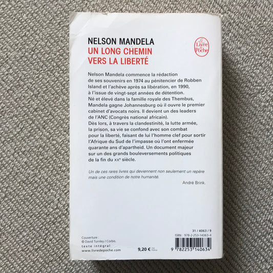Mandela, Nelson - Un long chemin vers la liberté