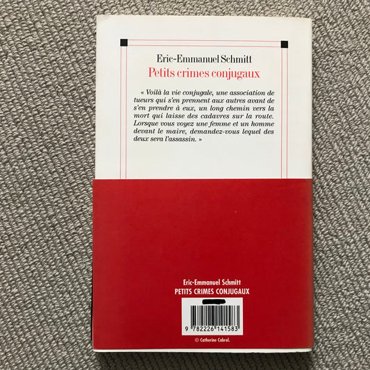Schmitt, Eric-Emmanuel - Petits crimes conjugaux