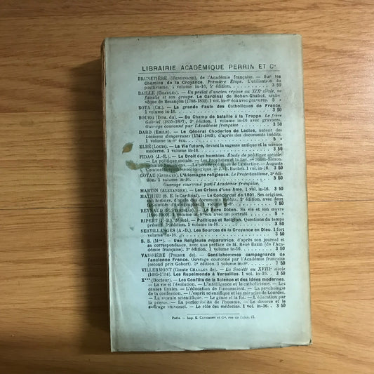 Fiessinger, C. - Erreurs sociales ou maladies morales