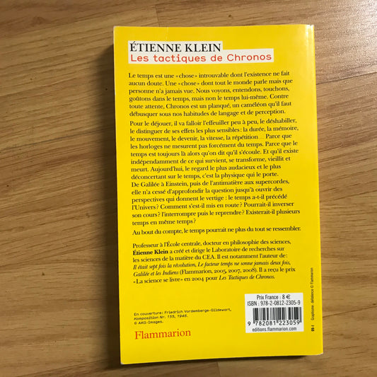 Klein, Étienne - Les tactiques de Chronos