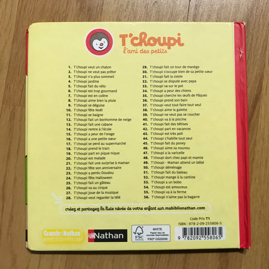 T’choupi n’aime pas la bagarre - Courtin, Thierry