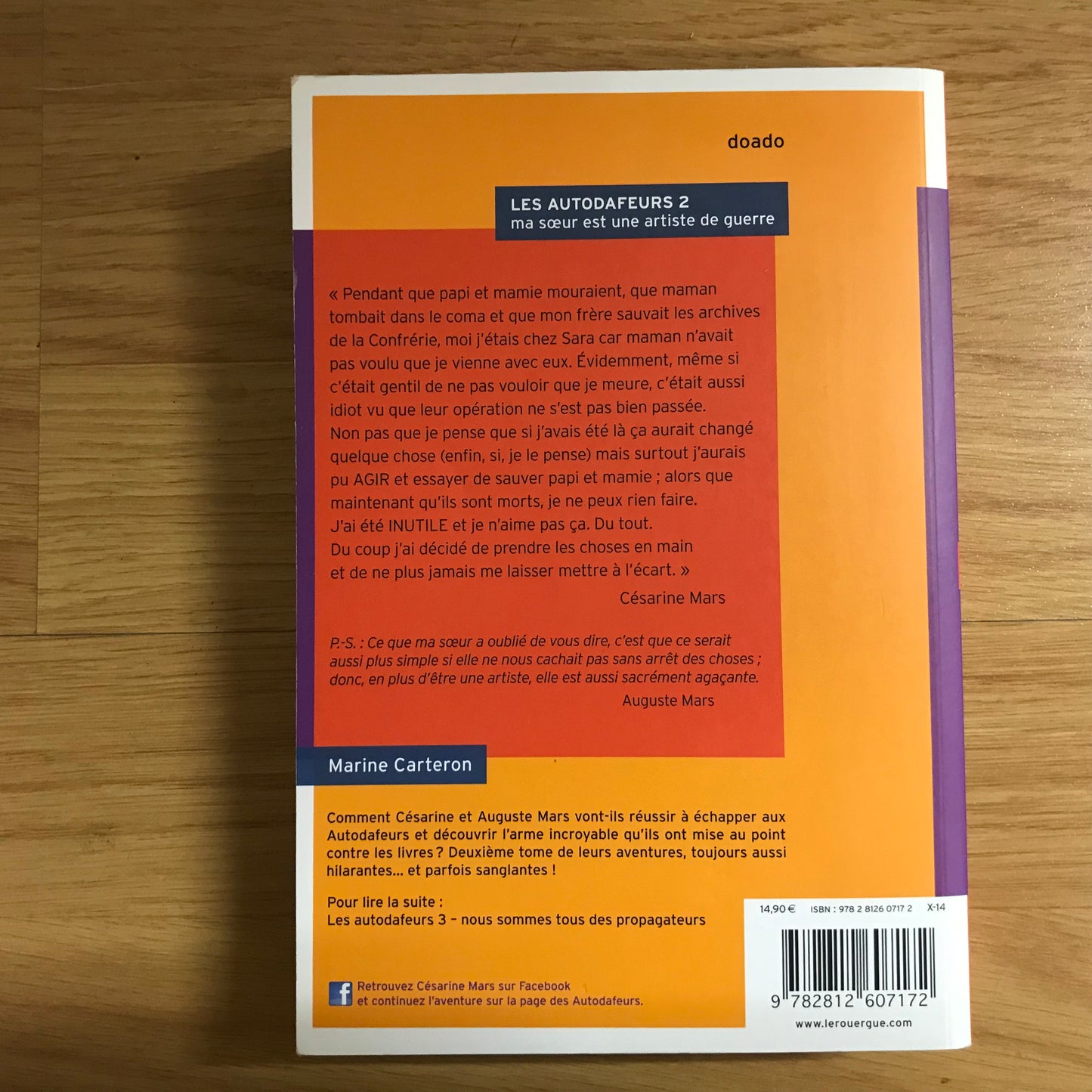 Les autodafeurs 2 - Marine Carteron