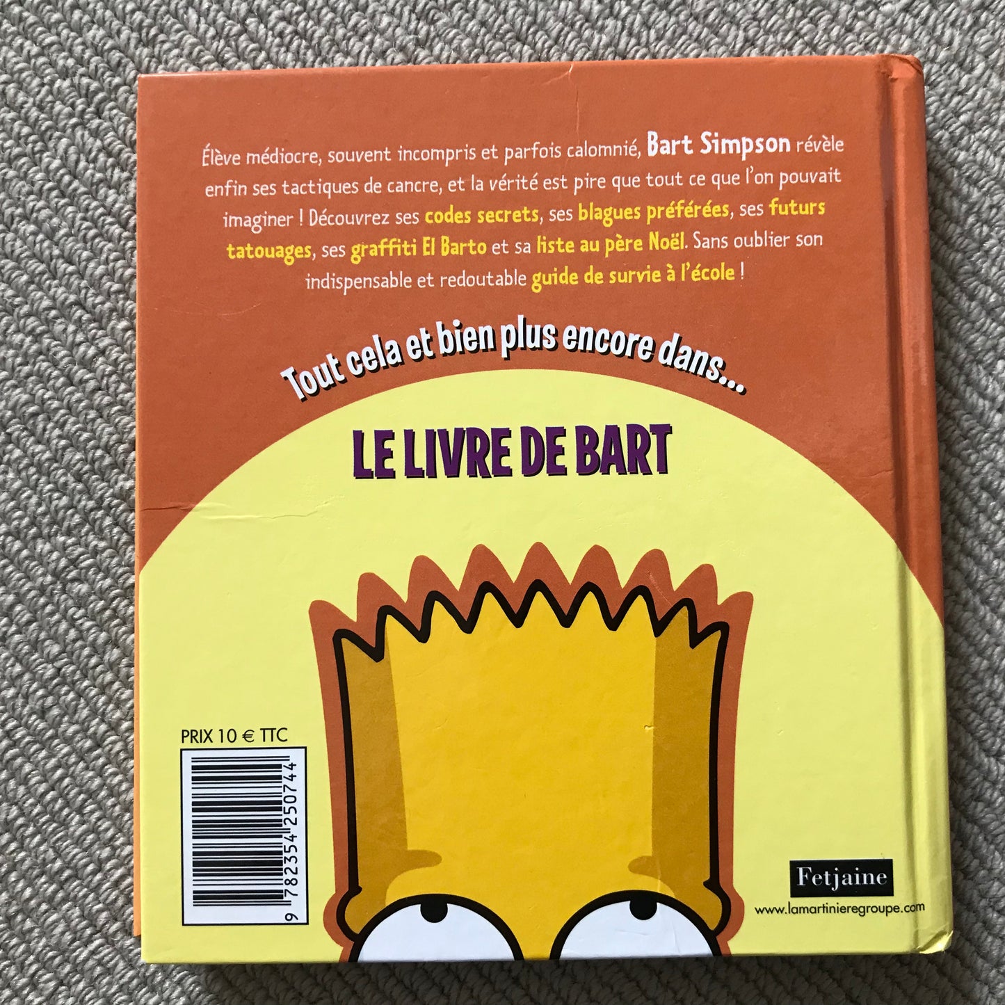 Les Simpson, Encyclopédie: Le livre de Bart - Matt Groening