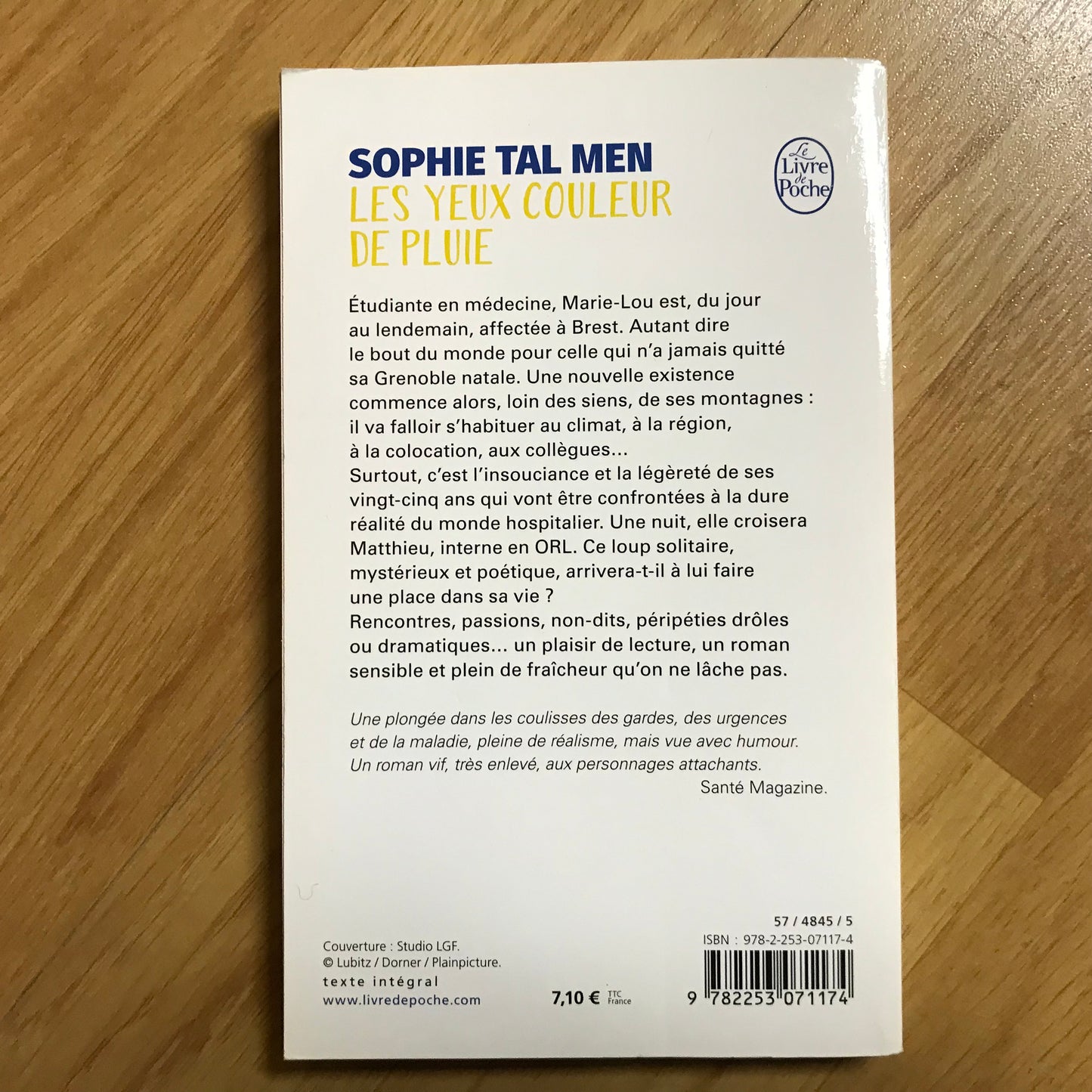 Tal Men, Sophie - Les yeux couleur de pluie