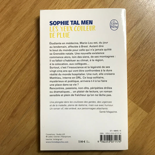 Tal Men, Sophie - Les yeux couleur de pluie