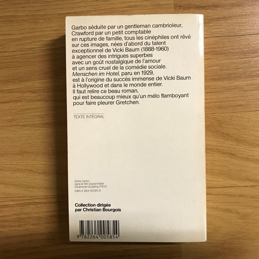 Baum, Vicki - Grand Hôtel