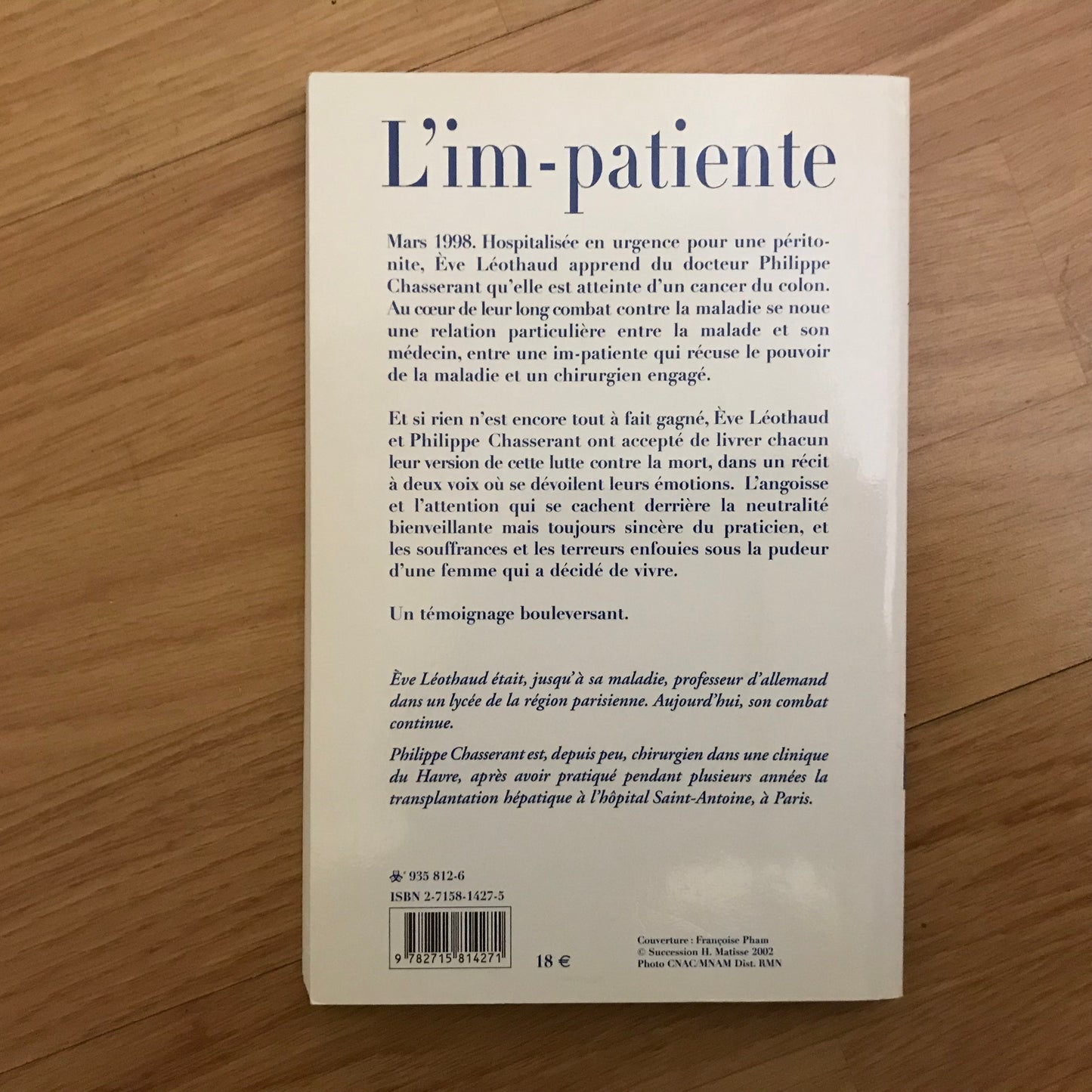 Léothaud, Anne - L’im-patiente