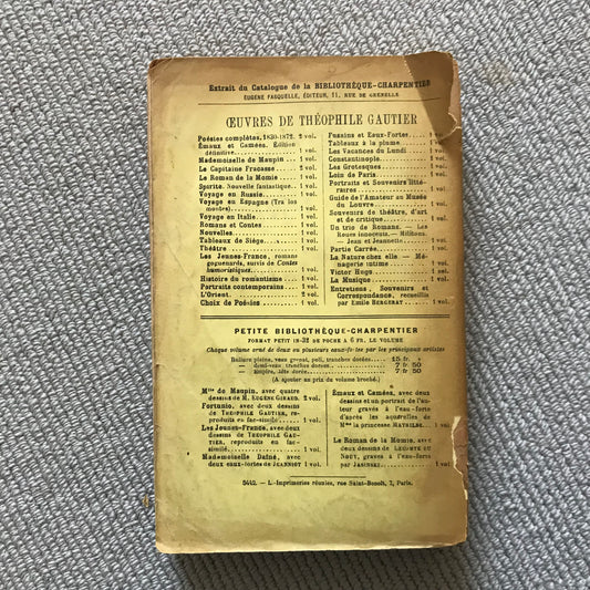 Gauthier, Théophile - Le roman de la momie