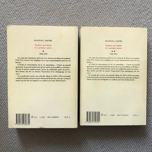 Sartre, Jean-Paul - Lettres au castor et à quelques autres tomes 1 & 2