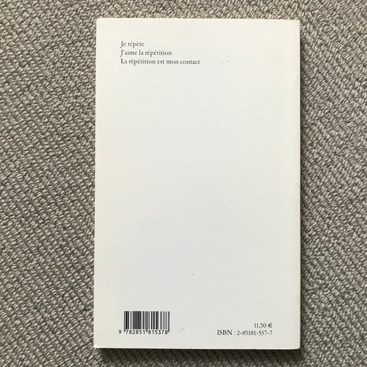 Fabre, Jan - Le Palais à 4 heures du matin, A.G., Paysage prométhéen, Perroquets et cobayes