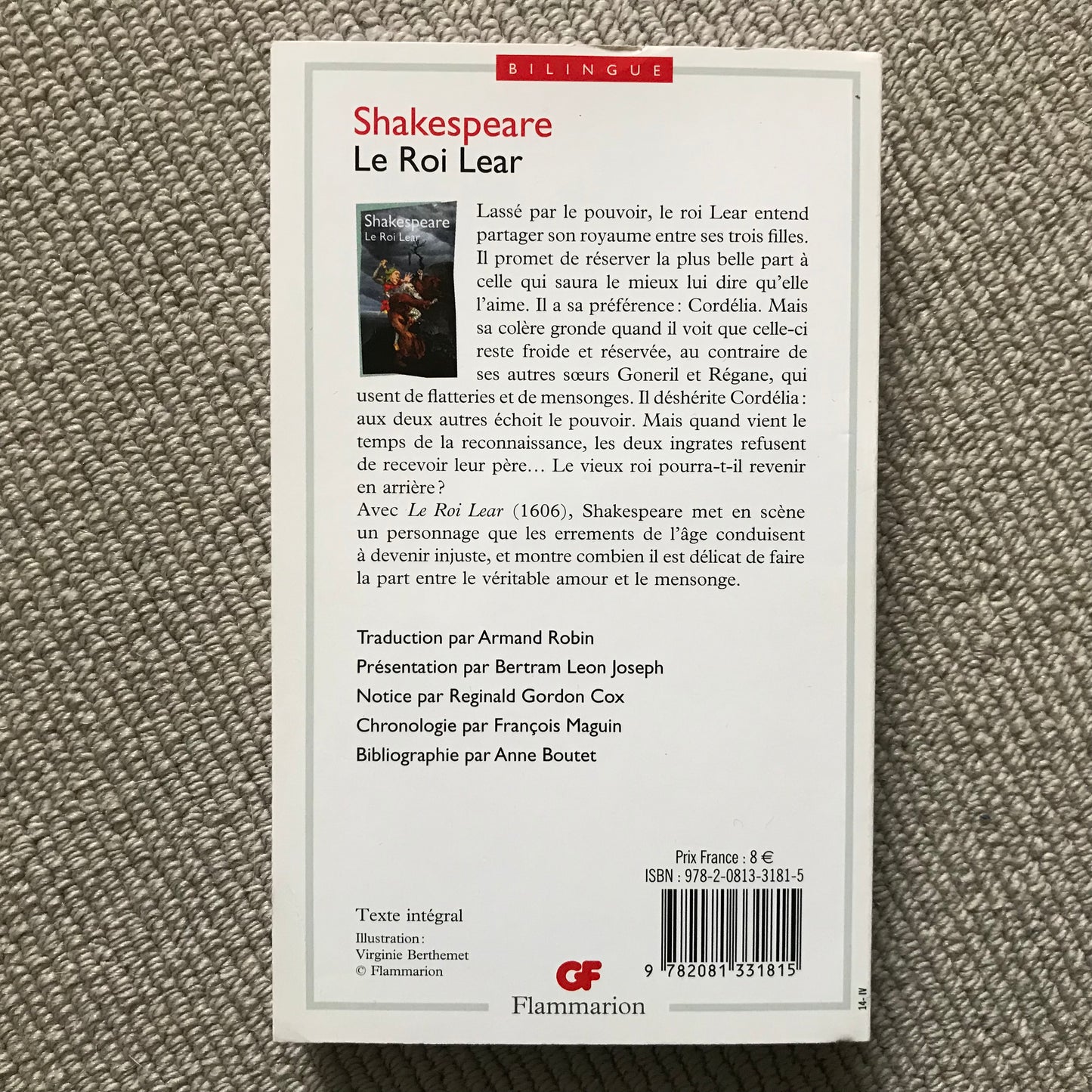 Shakespeare - Le roi Lear