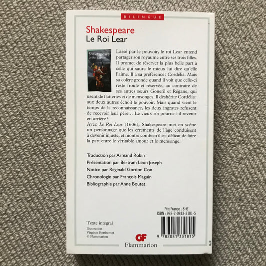 Shakespeare - Le roi Lear