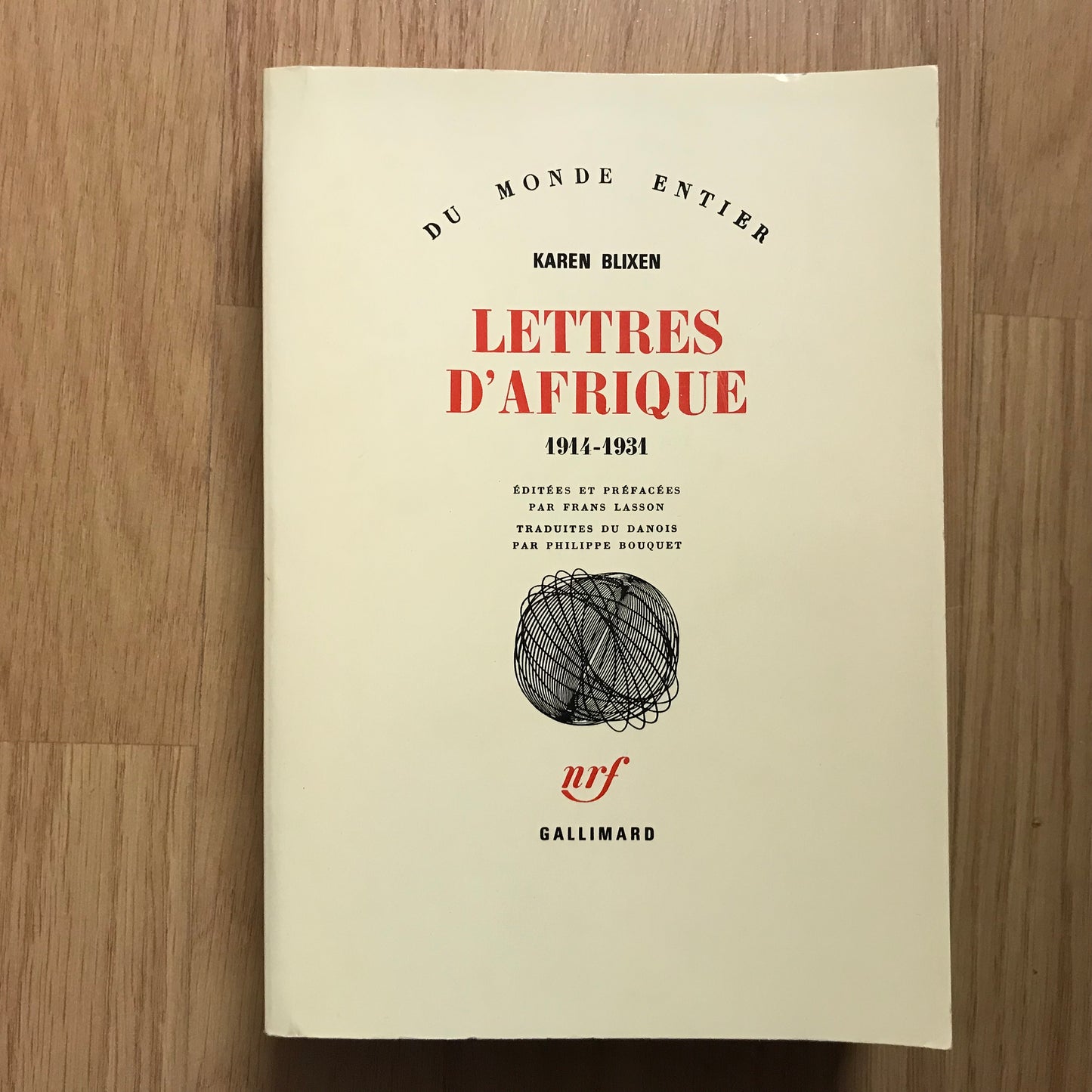 Blixen, Karen - Lettre d’Afrique