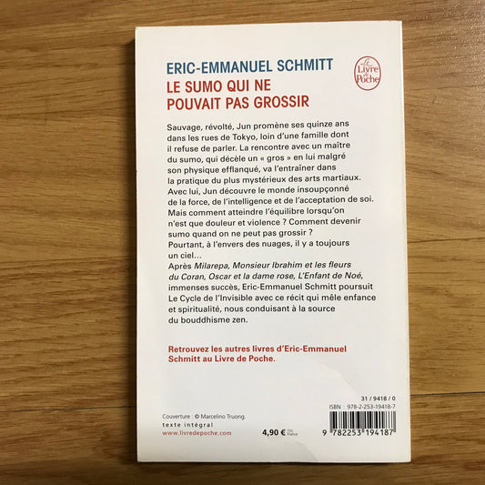 Schmitt, Eric-Emmanuel - Le sumo qui ne pouvait pas grossir